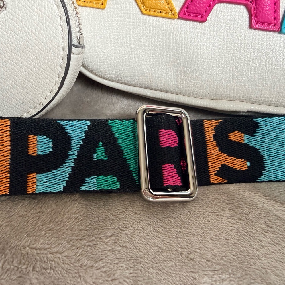 🕶️ Karl Lagerfeld Paris Maybelle Logo Camera Bag – White  NWOT w/ coin pouch - Picture 4 of 13